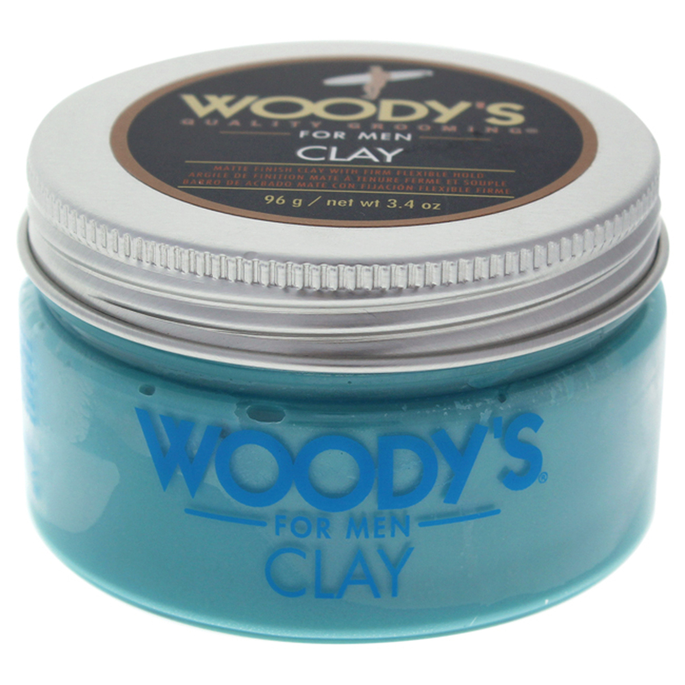 Matte Finish Clay by Woodys for Men 3.4 oz Styling
